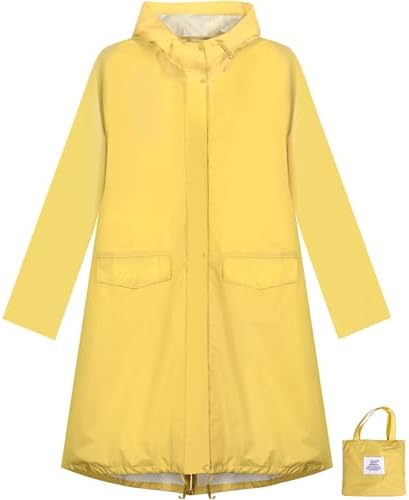 ANYOO Poncho de Lluvia Reusable de Ripstop transpirante Ligero a ...
