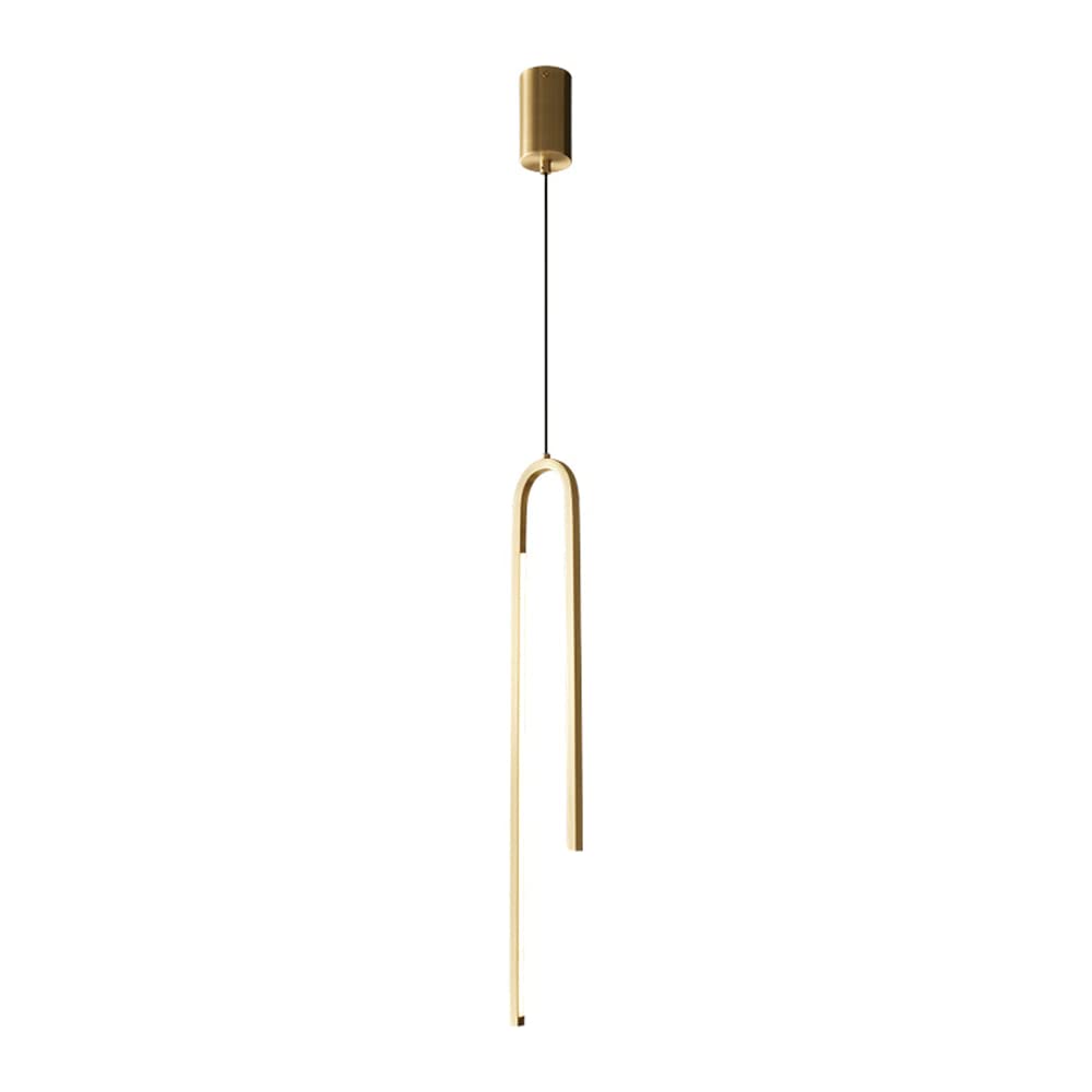 Lampe de chevet à suspension en cuivre véritable et LED créative pour sublimer votre chambre
