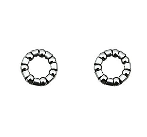 Lowrider 2 Front Hub Bearings 3/16" Ball Size X 7 Balls. Works On 5/16" Axle. Set Of Bearing. Pair Of Bearings. For Bicycle Wheels, Bikes, Beach Cruiser, Chopper, Limos, Stretch Bicycles. #TOP7