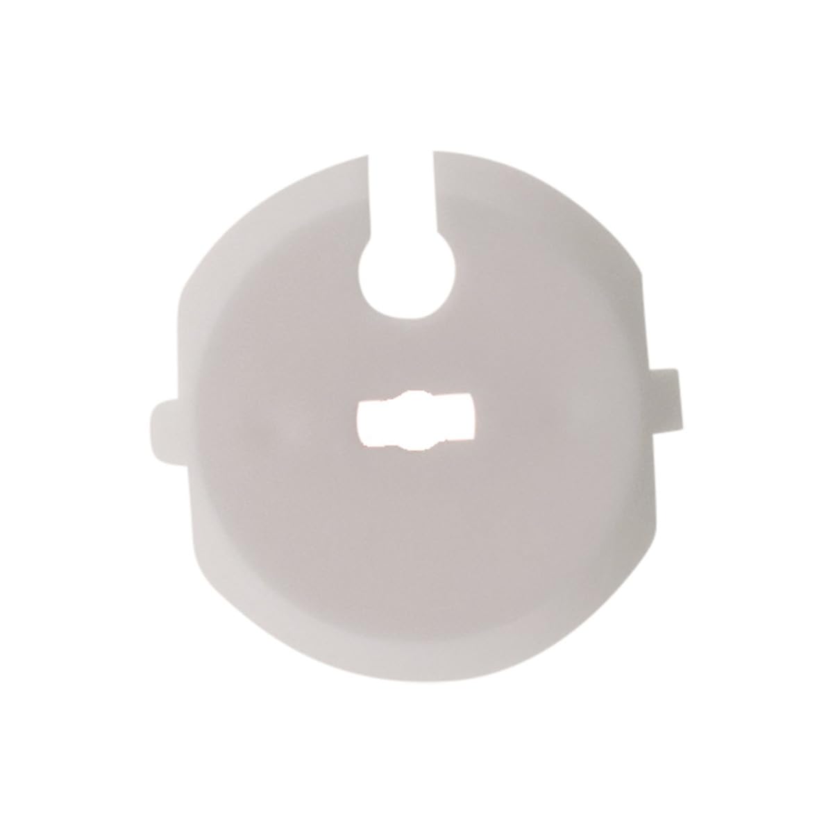 Zenitech Lot de 3 Caches Prises 2P+T Blanc avec Clef