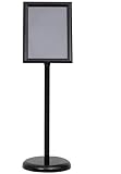 Eleganz A4 Plakatständer Höhenverstellbar Infoständer: Kundenstopper, Advertising Stand Robuster...