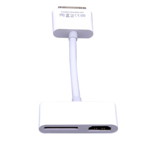 Dilili HDMI to HDTV Digital AV Adapter Cable with HDMI Cable AC Charging Cable adatper for iPhone 4 4S iPad 1 2 3 iPod Touch 4G