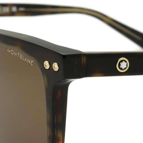 Montblanc MB0258SA Havana/Brown 55/19/145 men Sunglasses3
