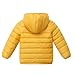 Girls Puffer Jacket Fashion Kids Outdoor Winter Zip Up Jackets Hooded Cute Warm Packable Coat Outerwear