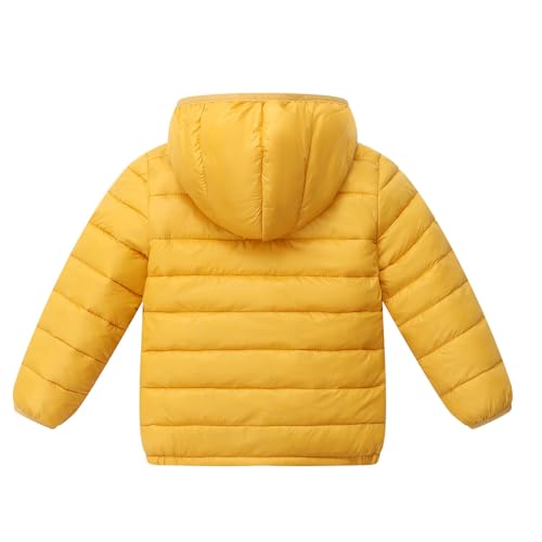 Kids Puffer Jacket Lightweight Winter Coats Packable Hooded Down Jacket with Pockets for Boys Girls 4-14 Years3