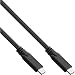 InLine USB 3.2 Gen.1x2 Kabel - USB Typ-C Stecker/Stecker, schwarz, 5m