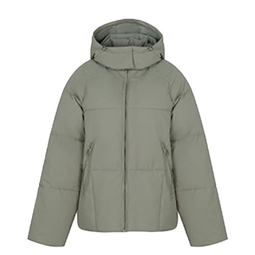 Veste matelassée isolée pour femme manteau élégant en duvet uni chic