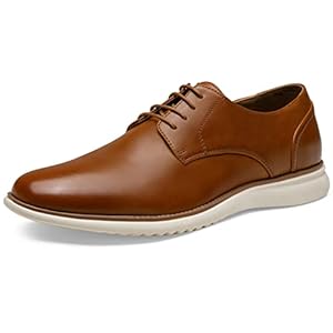 Jousen Men’s Dress Shoes Brogue Formal Lace Up Oxfords Shoes