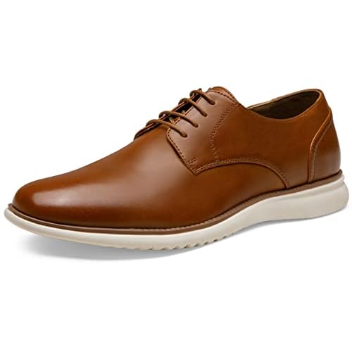 Jousen Men's Dress Shoes Brogue Formal Lace Up Oxfords Shoes