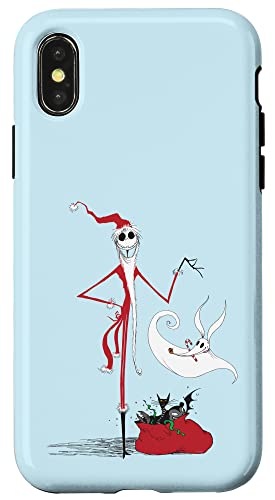 Coque pour iPhone X/XS Disney Monsieur Jack cadeau idéal pour les fans
