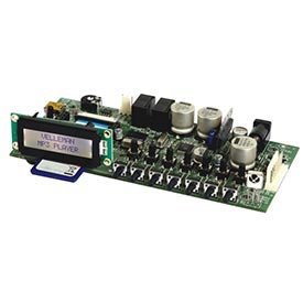 Velleman VM8095 MP3 Player Board with 32GB SD and SDHC Card Operation, 1 Grade to 12 Grade, 2.45" Wide, 5.2" Length, 12 VDC, 1 Amp