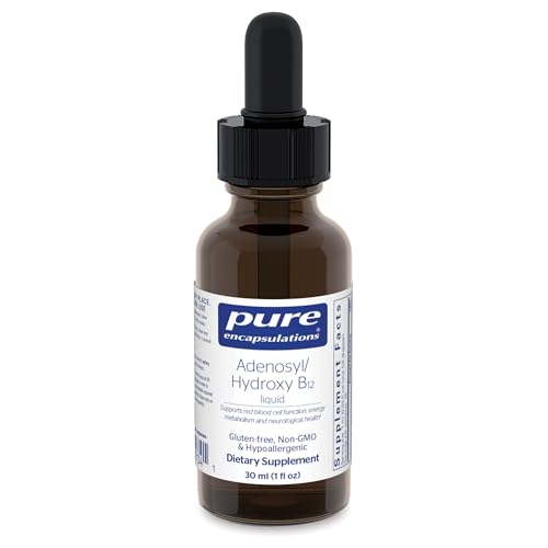 Pure Encapsulations Adenosyl/Hydroxy B12 Liquid 30 mL - Supports Energy Metabolism & Neurological Health* - for Brain Support* - Gluten Free - Vegan - 1 Fl Oz