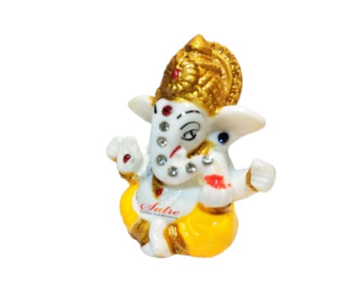 Estatua Ganesha de Polyresina para Auto 1.7x1.3x2.6 in miniatura 4