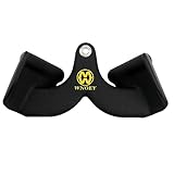 WNOEY LAT Pull Down Bar for Cable Machine, LAT Pulldown Attachments T Bar V Bar Cable Attachment, Back Tricep Bar Strength Training Handle 12.6"