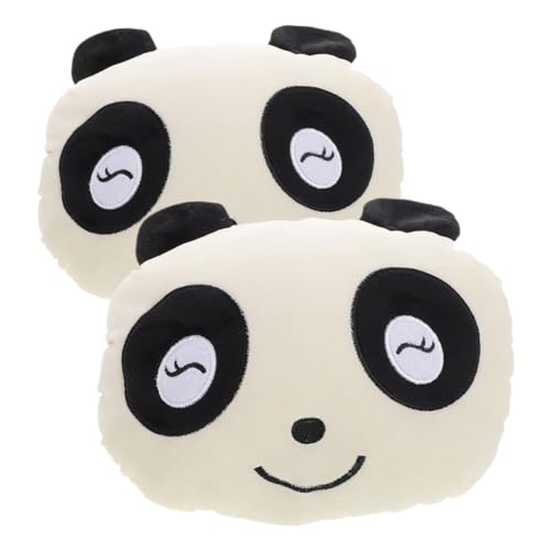 Almohada para reposacabezas de coche diseño panda 2 piezas miniatura 1