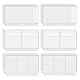 Dimeho 12 Stück Klarsichthüllen A6 Bindertaschen 6-Loch Ordner Transparent Budget Umschläge PVC Wasserdicht Kunststoff Bindertaschen für Notebook Planer Einlegeseiten Loseblattbeutel Foto