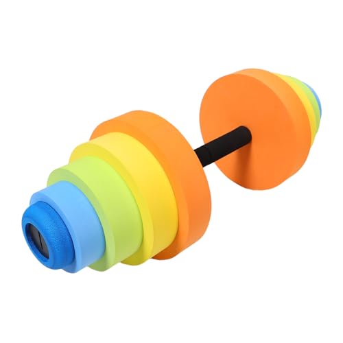 POPETPOP Water Weights Dumbbells for Pool Exercise Lightweight Eva Foam Hand Weights for Adults Durable Aquatic Fitness Equipment for Water Aerobics Compact Portable