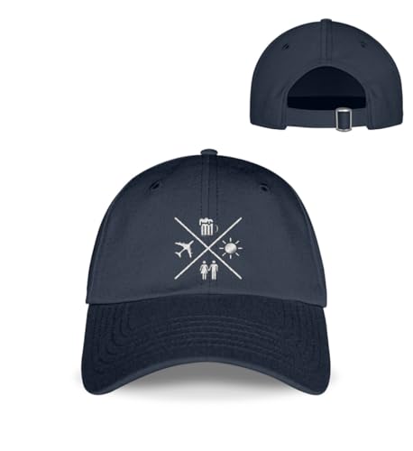 Casquette de baseball brodée Love Party pour vos sorties de week-end en bleu marine