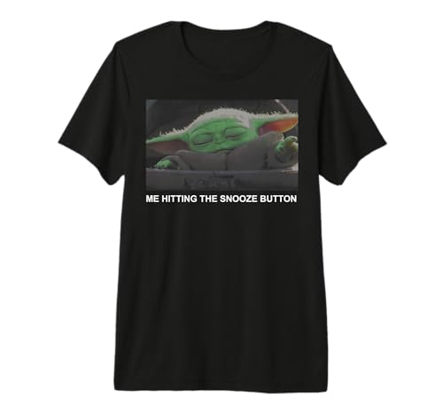 T-shirt Star Wars Snooze Button parfait pour les matins de détente et le weekend