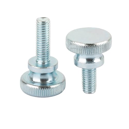 1/10pcs M3 M4 M5 M6 M8 M10 DIN464 Black Carbon Steel Glass Curtain Wall Thumbscrew Adjust Bolt Hand Tighten Thumb Screw GB834(Zi