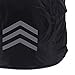 Backpack Rain Cover, Waterproof Lightweight Oxford Cloth Backpack Cover Black Reflective Rucksack Rain Cover for Hiking Camping Traveling(60L)
