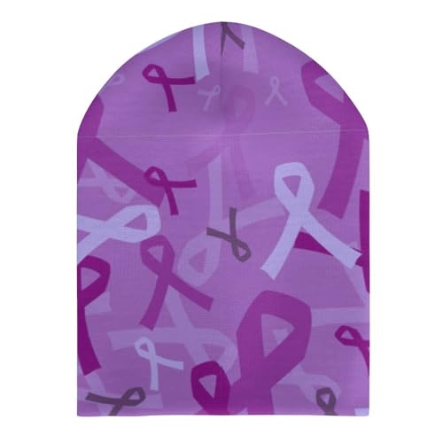 Epilepsy Awareness Day 2023 Kids Beanie Hat for for Girls Boys Children Cap Winter Knitted Chemo Cancer Headwear Accessories Gifts Decoration Black3