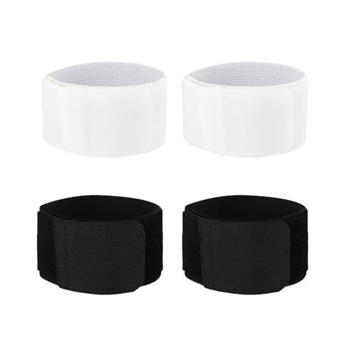 Generic 2Pcs Ankle Support Adjustable Ankle Protector for Football Sports Volleyball Black