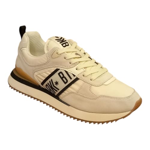 Bikkembergs, 19140 Suede, Chaussures Baskets Mode Homme, epeautre, 43 EU