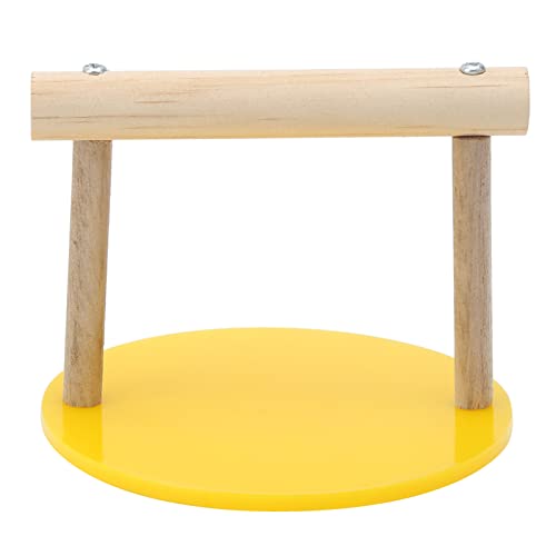 Image of Bird Perch Stand Natural Wood Platform, 8PCS Perches Set with Grinding Fork Toys for Cage, Climbing Gym Training Accessories for Parakeets Cockatiels Lovebirds Small Birds