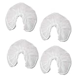 Healifty Disposable Headrest Covers Non-Woven Fabrics Pillowcase for Spa and Travel 50pcs(White)