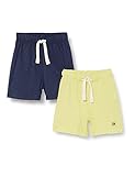 Pack de dos shorts de punto para bebé niño, 100% algodón