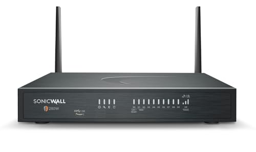 Image of SonicWall TZ280W - Secure Upgrade - 2-Year Advanced Edition (03-SSC-7991) - Next Generation Wireless Firewall - 2.5 Gbps Throughput, 1 Gbps Threat Prevention, Secure SD WAN | Zero-Touch Deployment