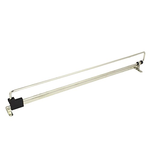 Preisvergleich Produktbild sourcingmap® Schrank Schranktop Halterung ausziehbare Schiene Schließen Hanger 450mm Länge DE de
