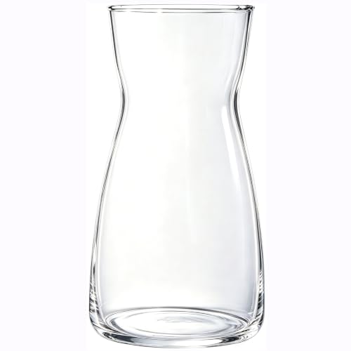 Nisoger 8 Inch Clear Glass Vase