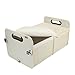 austoces Car Trunk Organizer With Soft Cover and Storage Bin Essentials Collapsible Organization Accessories for SUV/Sedan Beige