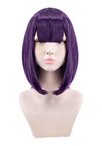 C-ZOFEK FGO Shuten-douji Cosplay Purple Wig With Bang (Purple)