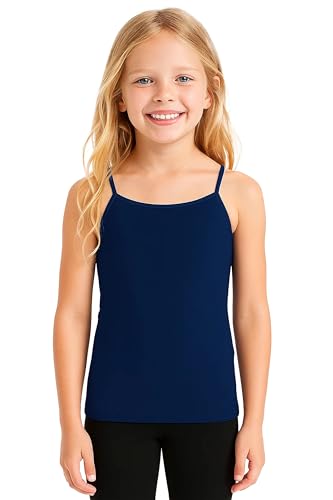 Image of Kurve Girl's Sleeveless Tank Top - Stretch Undershirts Cami Camisole, UV Protective Fabric, Rated UPF 50+ (Made in USA)