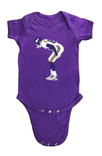 Randy Moss Minnesota Mooning Baby 1 Piece Short Sleeve