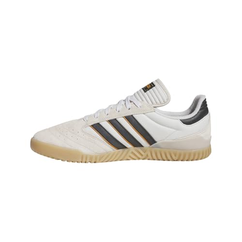 adidas Men's Sup Earstr/Crywht/Chacoa Busenitz Indoor Super Earth strataCrystal White/Charcoal 9.5 US