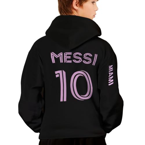 Youth Miami Soccer Messi #10 heavy blend hooded sweatshirt