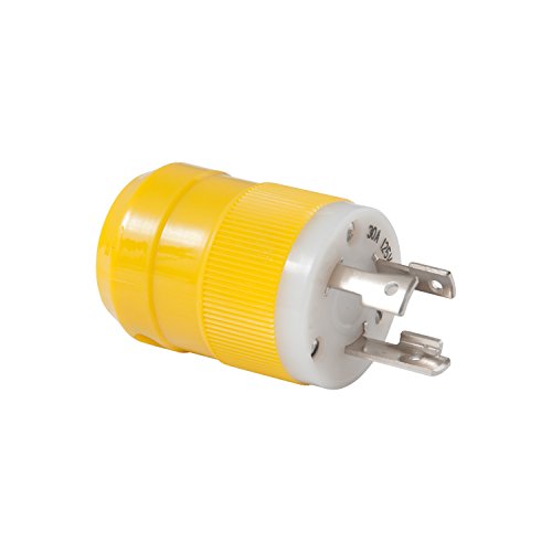 MARINCO 30A 125V Plug Compact prise mâle jaune marine pour câble bateau