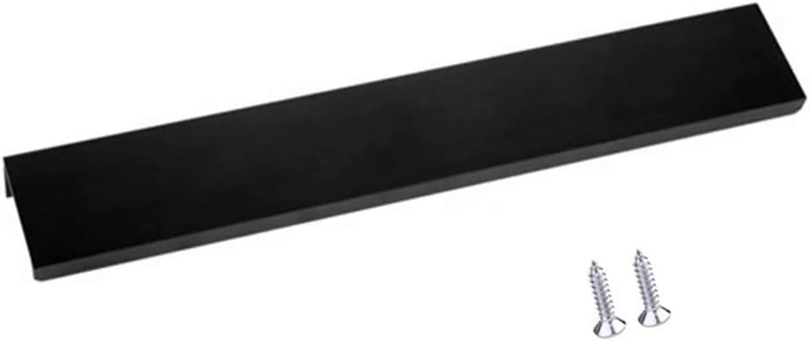 Tnbccxn One Color Cabinet Handles, Concealed Handles, 6 Pcs Kitchen Aluminum Alloy Invisible Finger Edge Pull(Hole Distance 160 Mm)