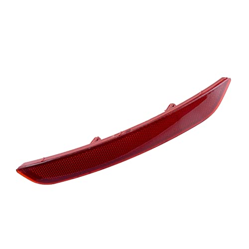 BITEKS jfqm Voiture Droite Rouge lentille Pare-Chocs arrière feu arrière réflecteur Couverture décoration for Ford Mondeo MK4 2007 2008 2009 2010