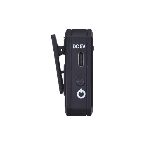 Qqmora Sistema de Monitor Inalámbrico In Ear 2.4G con Transmisor y Receptor, Emparejamiento Automático, Plug and Play, Baja Latencia, Batería Recargable para Estudio, Banda, Ensayo, Actuación en Vivo y Coros miniatura 2