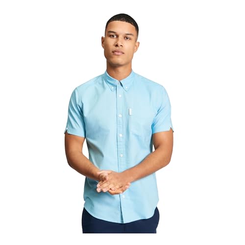 Chemise Oxford Ben Sherman manches courtes pour homme : restez frais et élégant