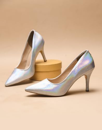 Image of The White Pole Fabulous Stiletto Pumps Perfect for Every Occasion, Elegant & Fancy Stiletto Heels Sandals For Womens & Girls