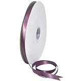 Morex Ribbon - Cinta de raso, doble cara, color morado