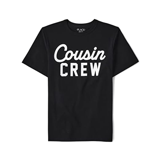 The Children's Place Boys' Short Sleeve Graphic T-Shirt, Cousin Crew, Medium