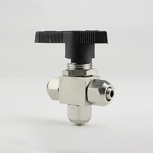 Manguera de poliuretano de 12x10 mm y válvula de 3 vías para gas y aceite 6