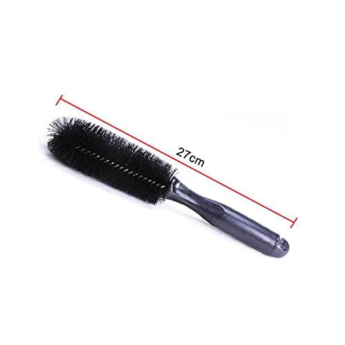 Brosse à récurer pour jantes de voiture et moto noire pour le lavage de véhicule
